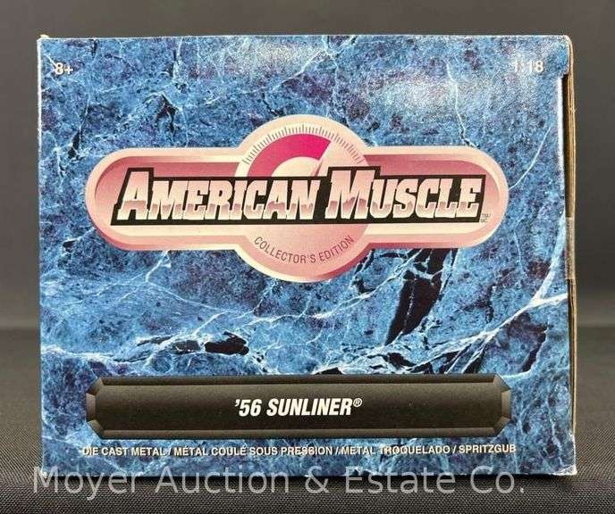 American Muscle 1956 Sunliner 1:18 Scale Die-Cast Model
