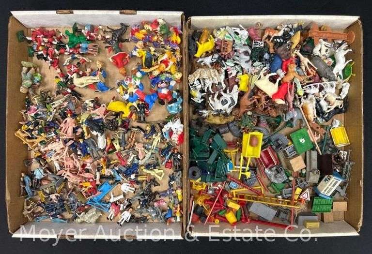 Group of Scale Layout Figures, Animals, Etc. image