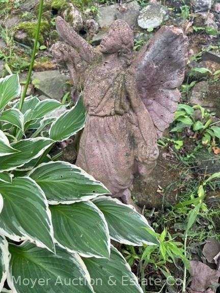 Group of Cement Garden Figures, 12 Total image