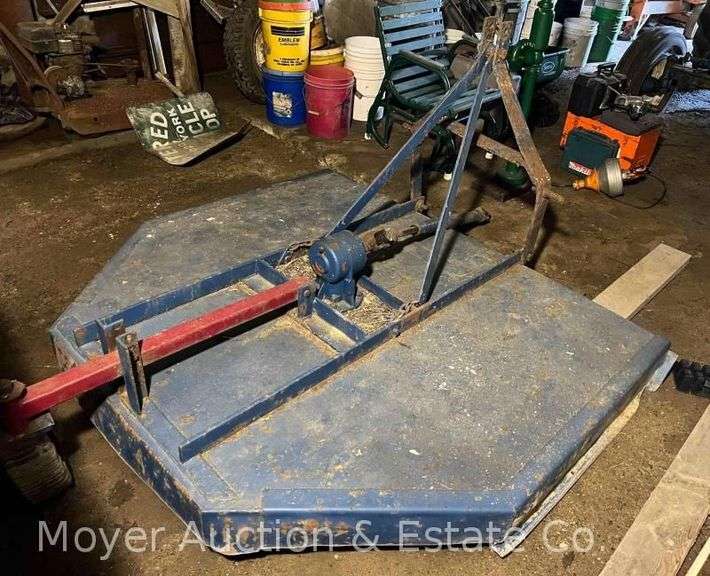 Three Point Brush Hog, 6’ Wide, Unknown Maker, Needs Repair image