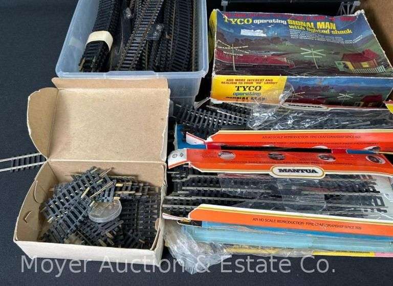 Group of HO Scale Track and Accessories