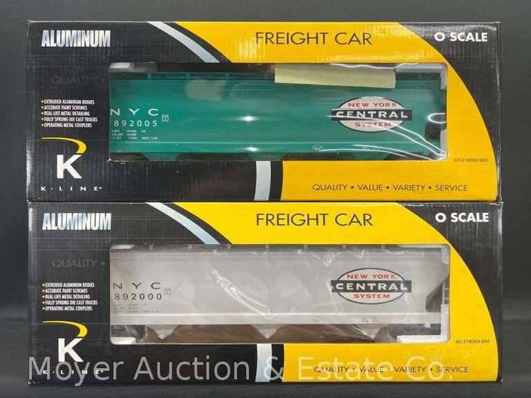(2) K-Line Hopper Cars, No. K6243-1751 and 1752, with Original Boxes image