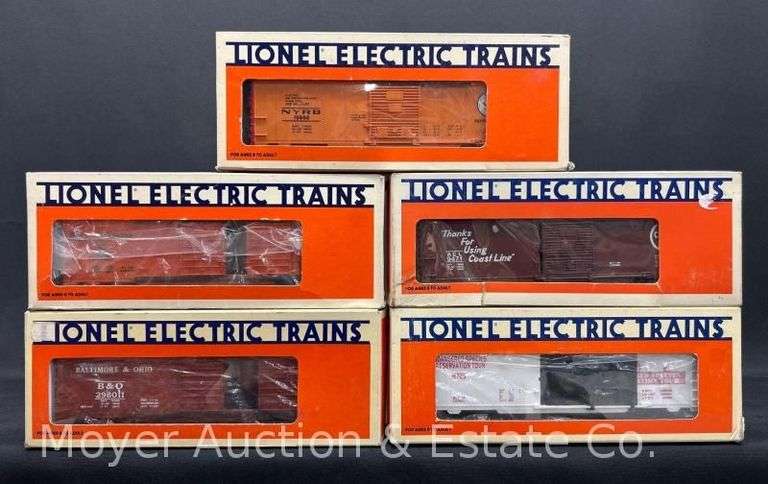 (5) Asst. Lionel Freight Cars, with Original Boxes image