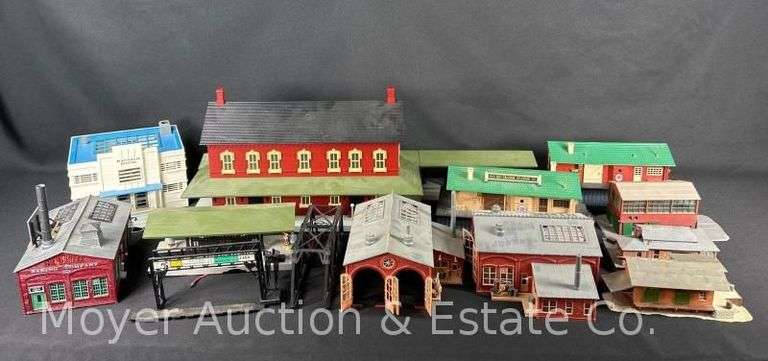 Group of Asst. Plasticville Buildings and Other Buildings image