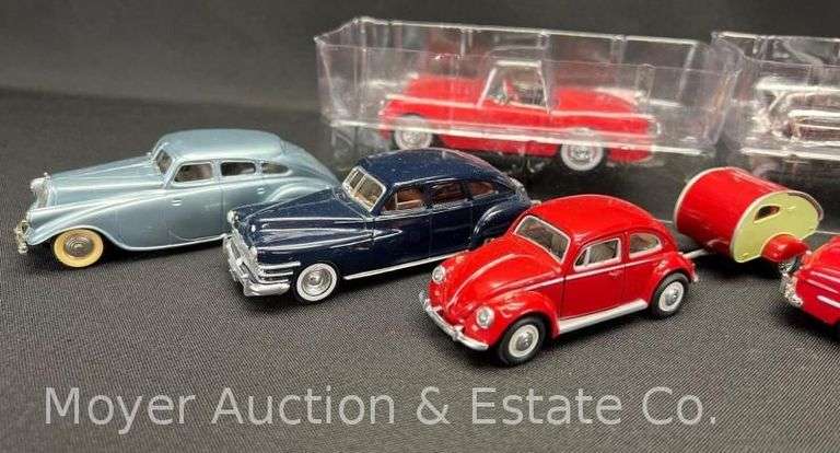 Group of Die Cast Cars, 2.5"-6.5"w
