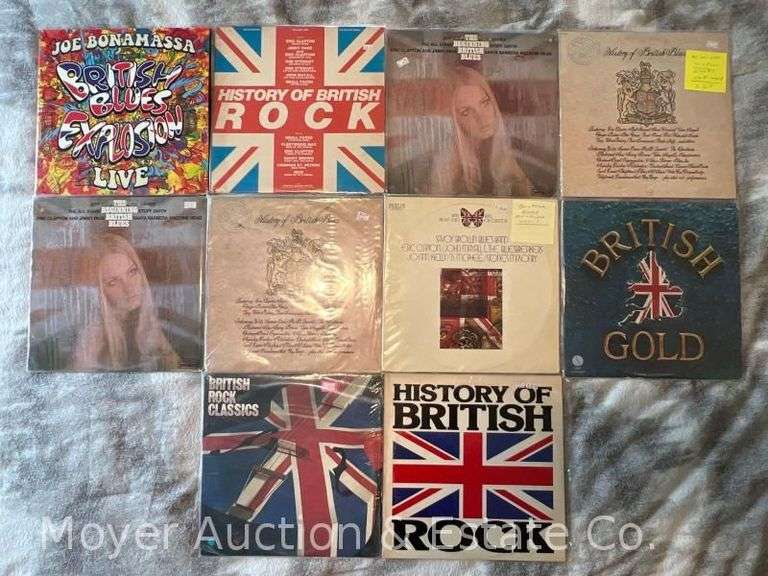 (10) British Rock and Blues Record Albums image