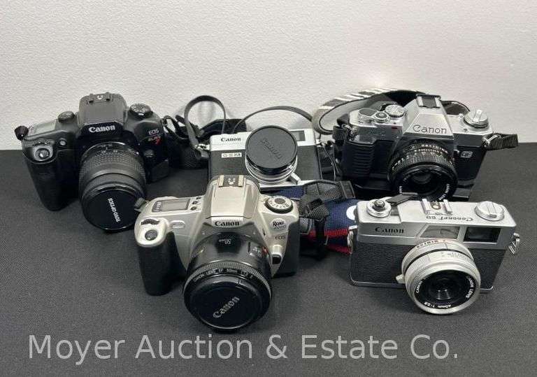 (5) Asst. Canon Film Cameras image