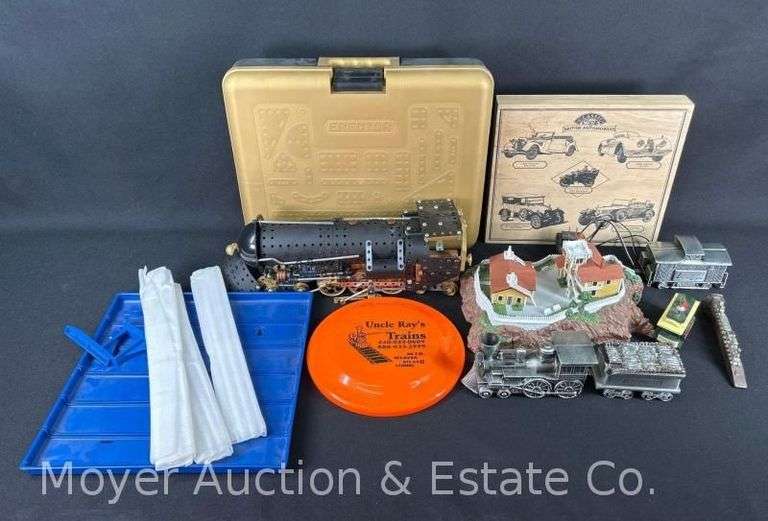 Group of Asst. Decorative, Danbury Mint House, Erector Building Set, Etc. image