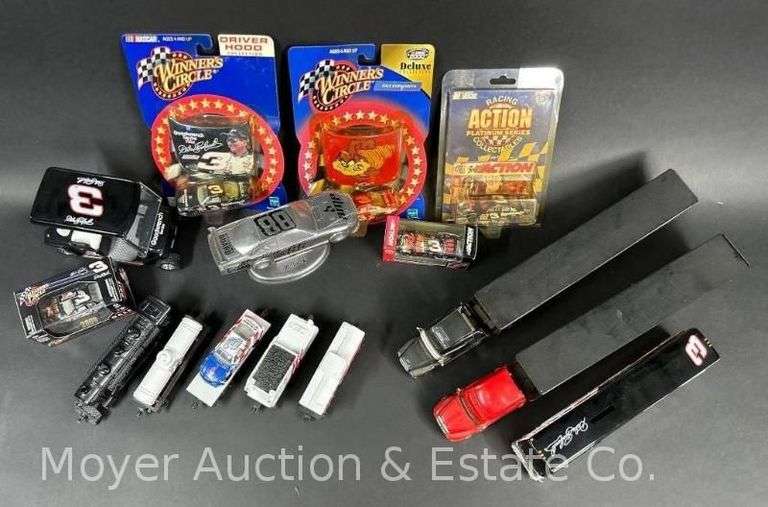 Group of Dale Earnhardt Collectible Cars, Trucks, Model Train, Etc.