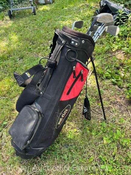 TopFlite Golf Bag with Asst. Golf Clubs