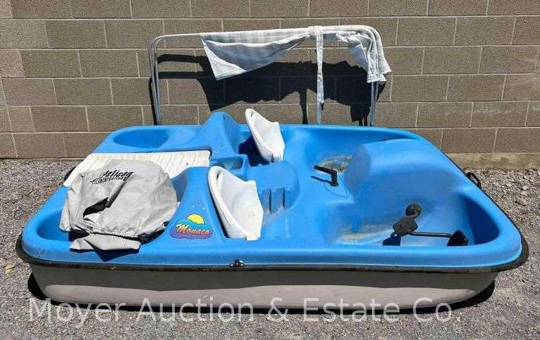 Pelican 'Monaco' Paddle Boat, with Sun Top and Cover, Good Condition image