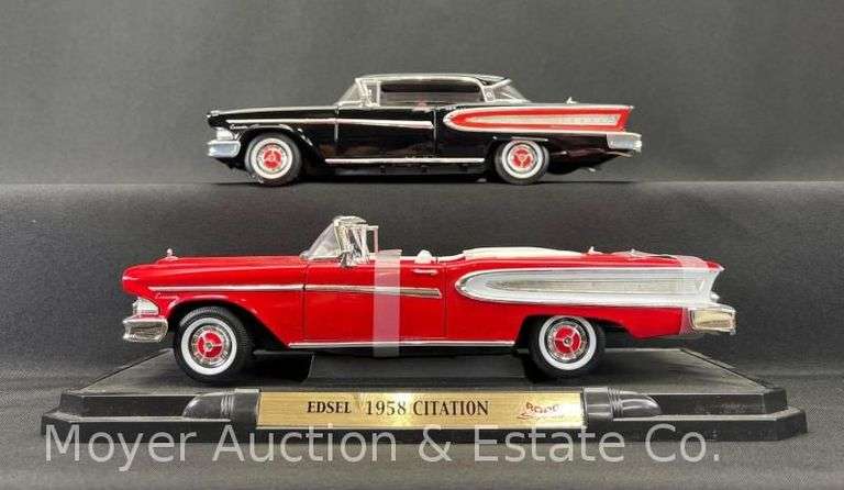 (2) Edsel 1:18 Scale Die-Cast Models image