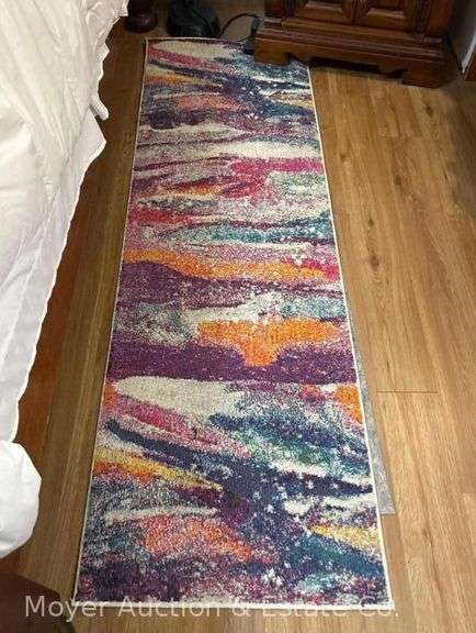 Unique Loom Spectrum Collection 6ft. Runner, 25"x80" image