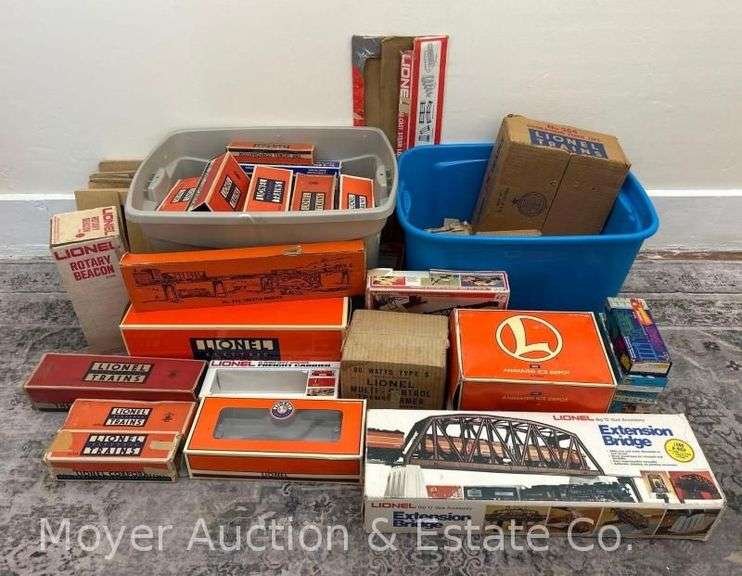 Group of Asst. Train BOXES ONLY, Most Lionel image
