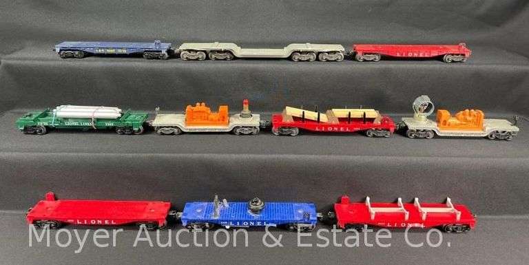 (10) Asst. Lionel Flat Cars image