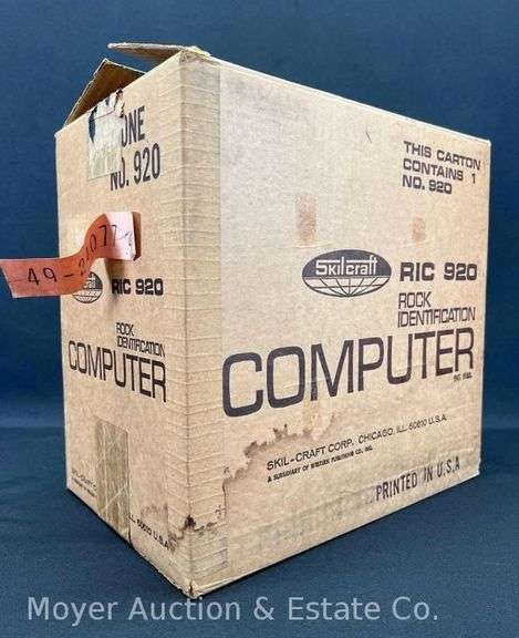 SkilCraft Rock Identification Computer, in Original Boxes