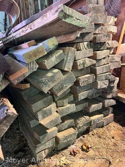 65 Rough Sawn Boards with Other Wood, Approx. 16’x6”x2”