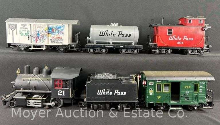 LGB G Scale White Pass Train Set
