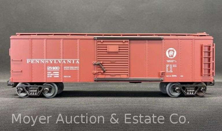 RailKing Pennsylvania Die-Cast Box Car, No. 30-8401, with Original Box image