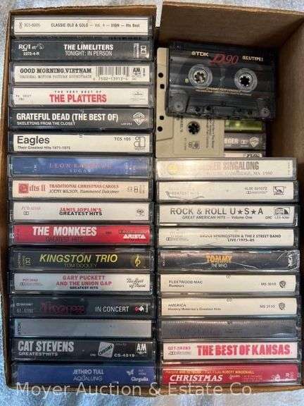 Group of Rock and Classic Cassette Tapes image