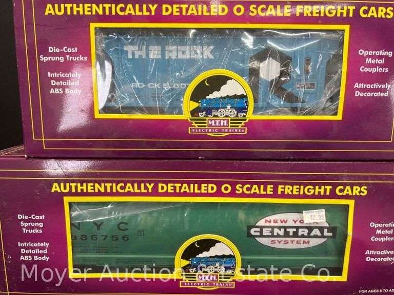 (4) MTH Hopper Cars, with Original Boxes