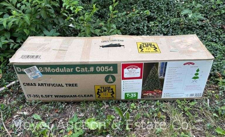 6.5’ Pre-lit Christmas Tree, Condition Unknown image