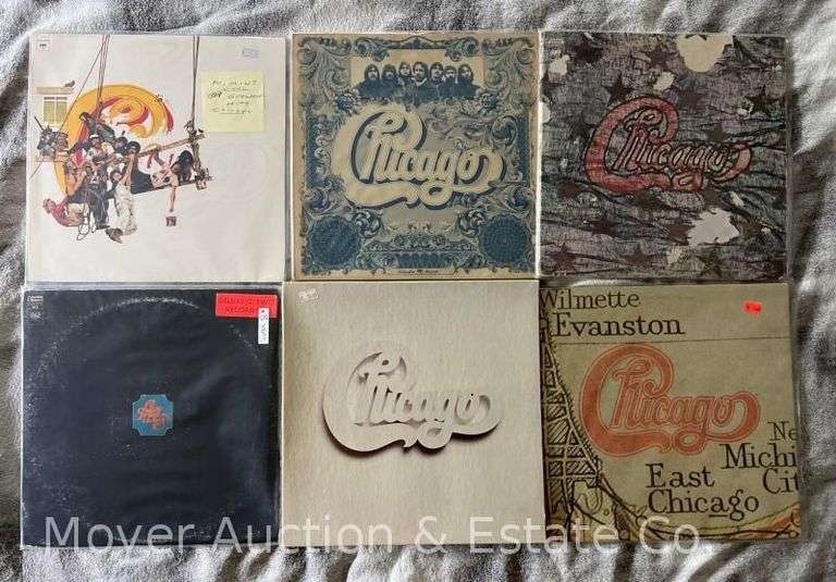 (6) Chicago Record Albums image