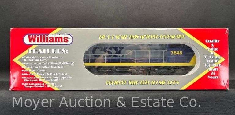 Williams CSX Dash-8 Diesel Locomotive, No. DA112, with Original Box