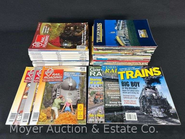 Group of Model Railroad Related Magazines and Catalogs image