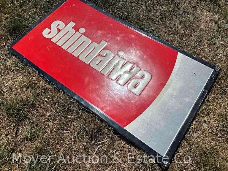 Shindaiwa Metal Sign, 19"x36"