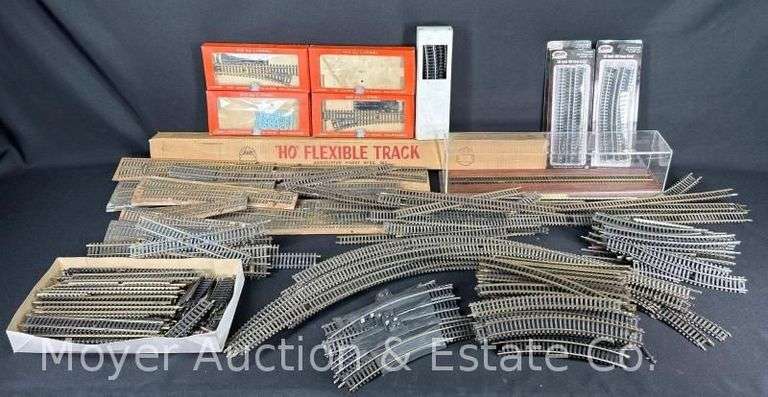 Group of Asst. HO Scale Track, Most Brass image
