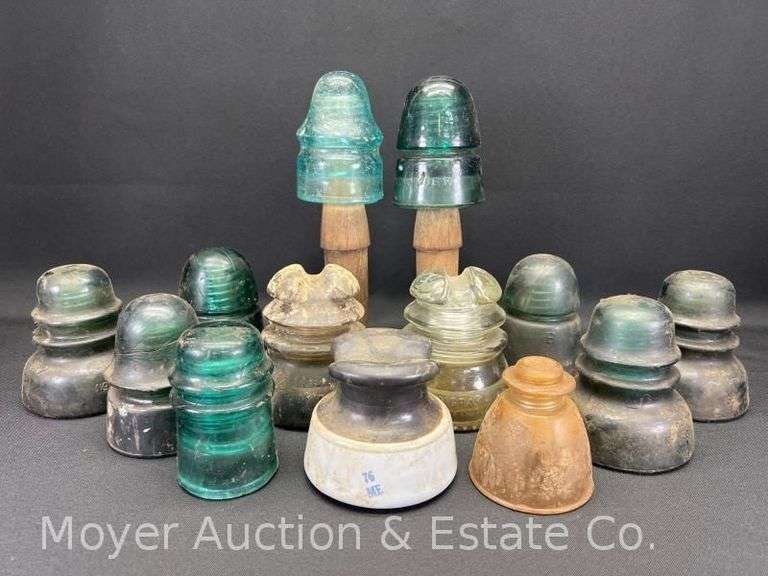 (13) Asst. Glass Insulators image