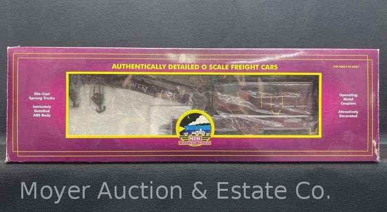 MTH Lehigh Valley Crane Car, No. 98221, with Original Box image