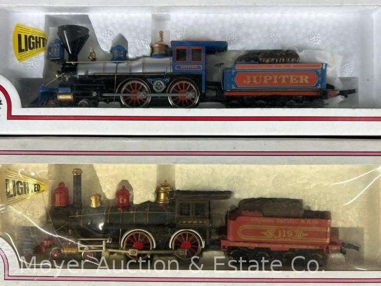 (2) Bachmann HO Scale Steam Locomotives, with Original Boxes