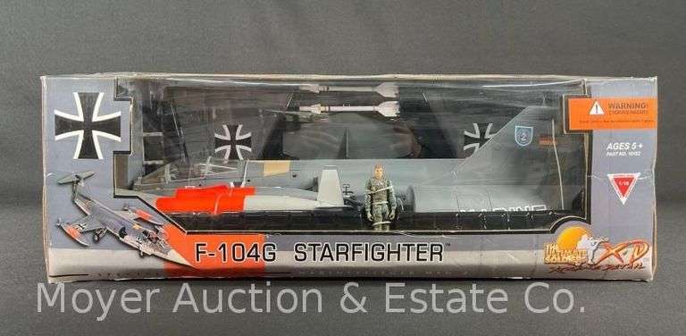 21st Century Toys F-104G Starfighter 1:18 Scale Plastic Airplane Model, with Original Box image