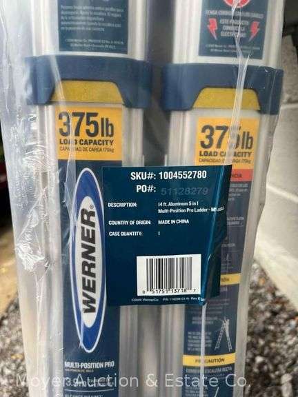 Werner Multi-position Pro Ladder, New in Packaging