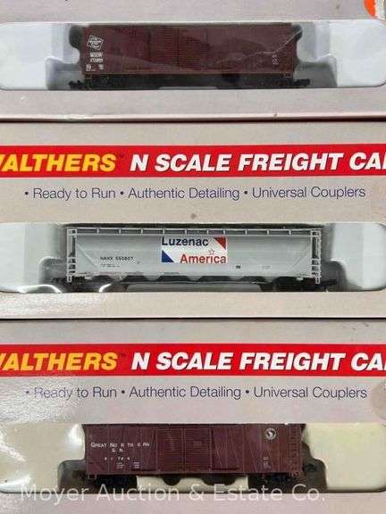 (6) Walthers N Scale Freight Cars, with Original Boxes