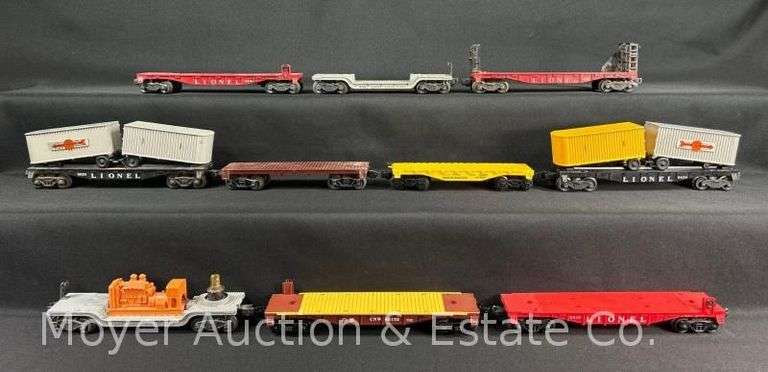(10) Asst. Lionel Flat Cars image