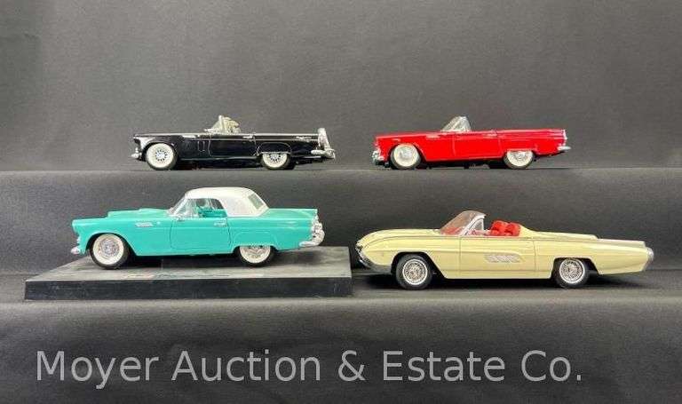 (4) Ford Thunderbird 1:18 Scale Die-Cast Models image