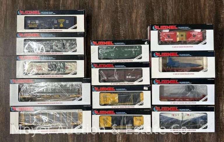 (13) Asst. Lionel Freight Cars, with Original Boxes image