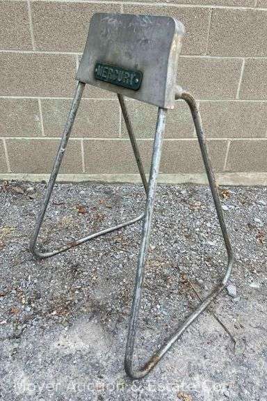 Mercury Outboard Motor Stand, Aluminum, Vollrath Mfg., Vintage image