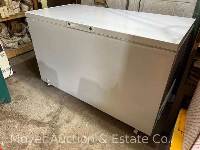 Frigidaire Chest Freezer, on Casters, 58”x29”x35” Overall Exterior image