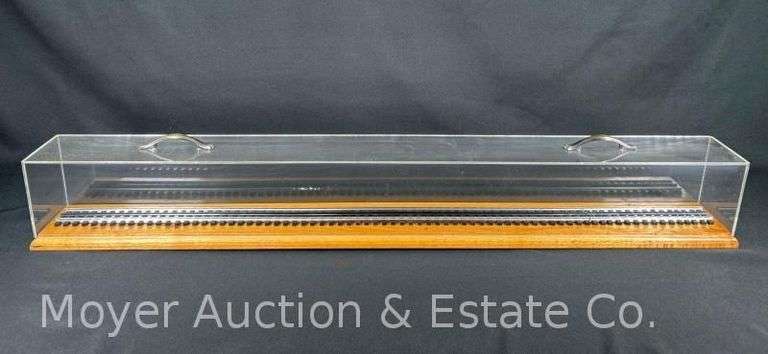 48" O Gauge Display Board, with Plexiglass Cover image