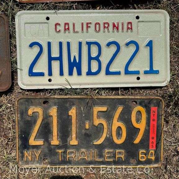 Group of Asst. License Plates