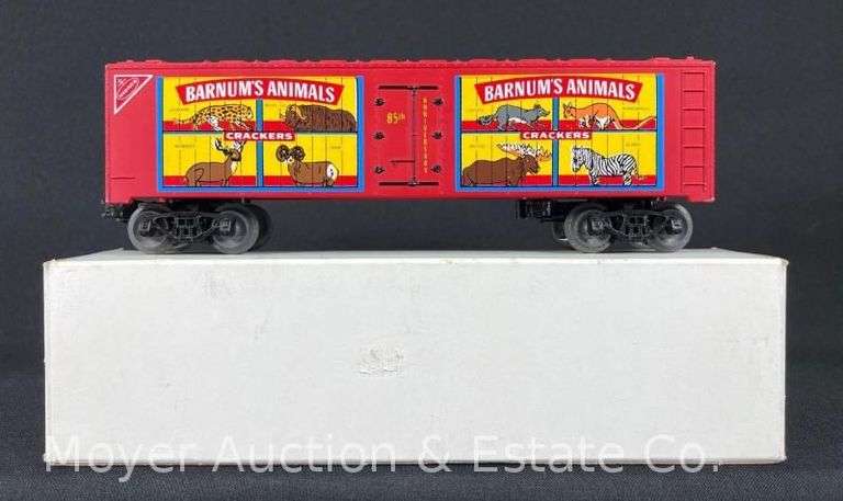 Franks Roundhouse Nabisco Red Animal Cracker Box Car, with Original Box image