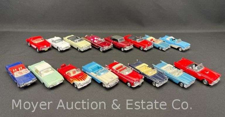 (16) Die-Cast Model Cars, 5" Long image