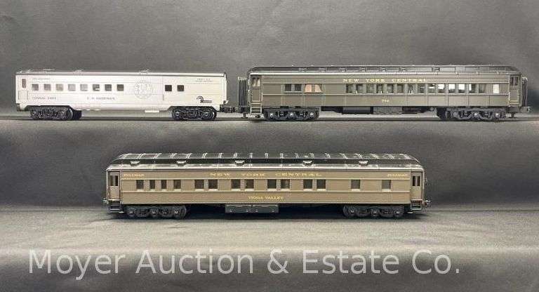 (3) Asst. K-Line Passenger Cars, 2 with Original Boxes