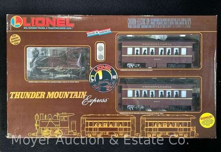 Lionel G Scale Thunder Mountain Express Train Set, No. 81001, with Original Box image