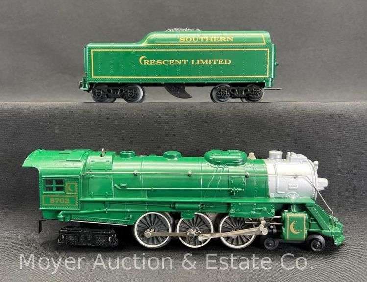 Lionel No. 8702 Southern Crescent Die Cast 4-6-4 Steam Locomotive and Tender, with Original Box image