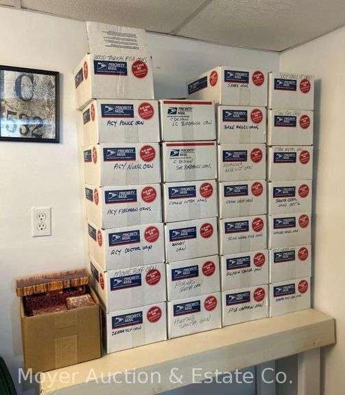 Group of Figures and Ornaments, in Original Boxes image